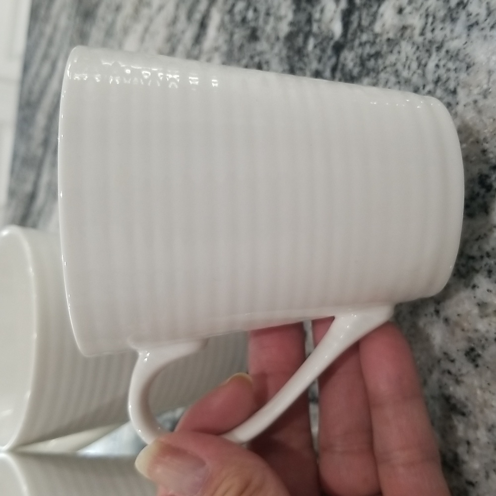 Set of four coffee cups